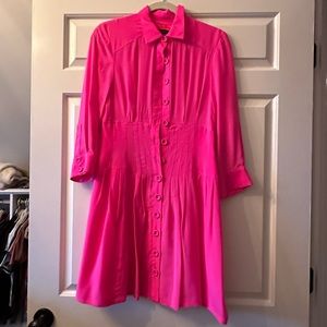 Nanette Lepore hot pink dress